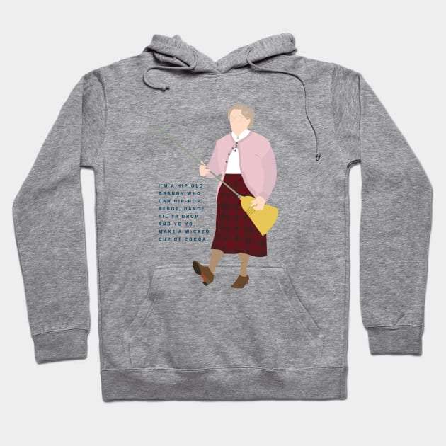 Mrs. Doubtfire Hoodie by mshelffo